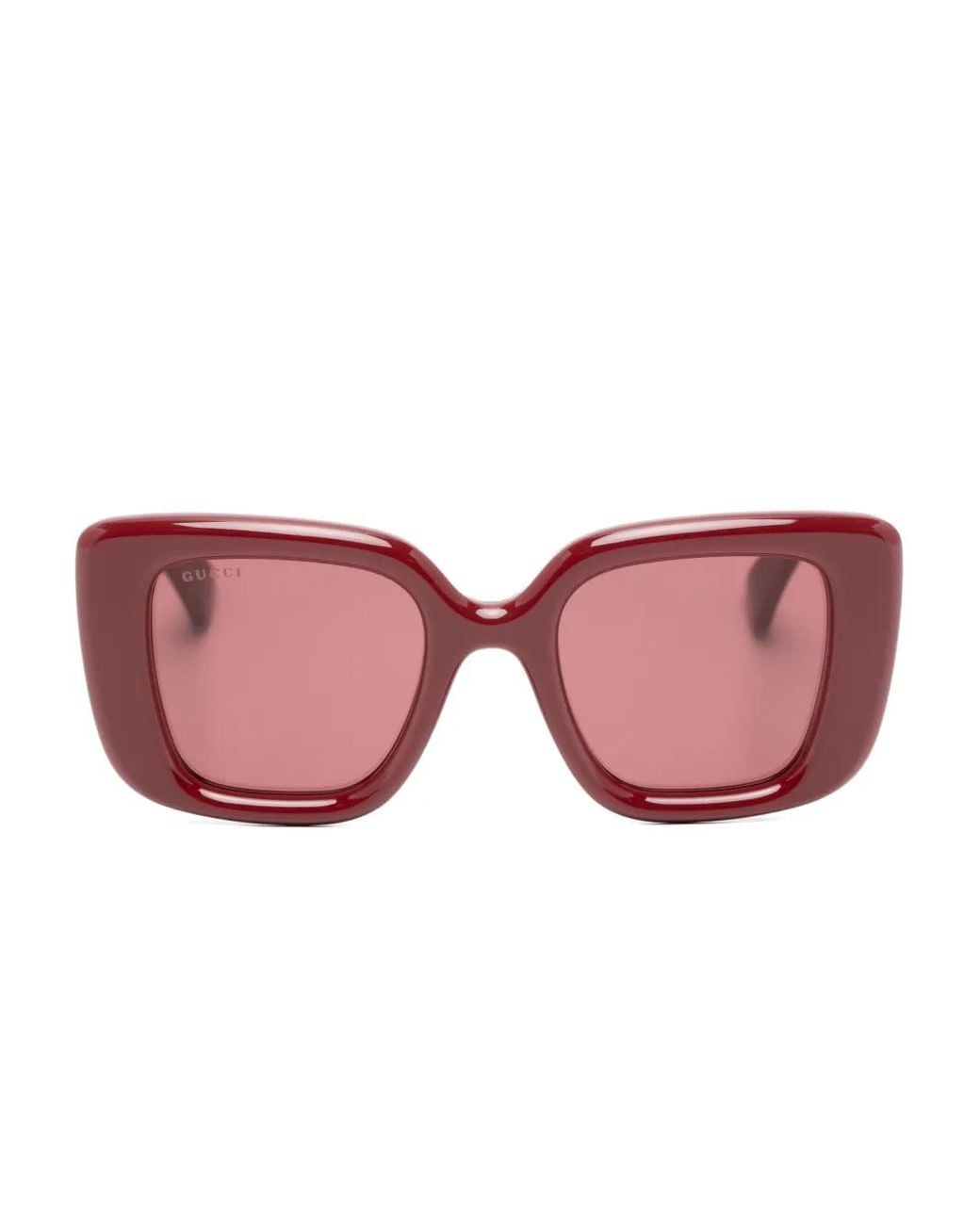 gucci-red-Logo-Rectangle-Frame