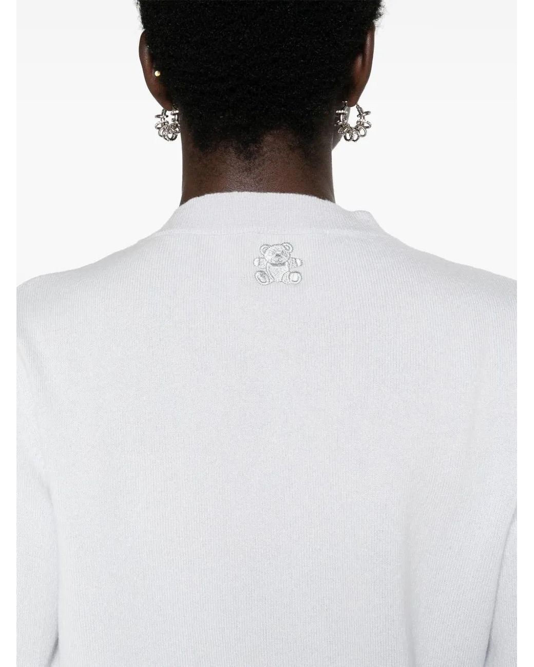 Teddy Cashmere White Roma Cashmere Jumper