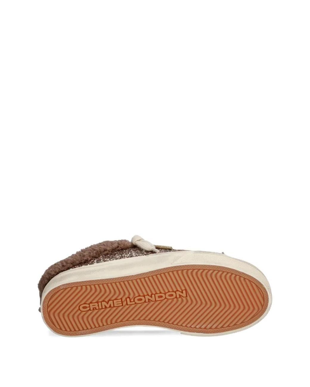 Crime London Brown Soho Sabot Slip-On Platform Sneakers
