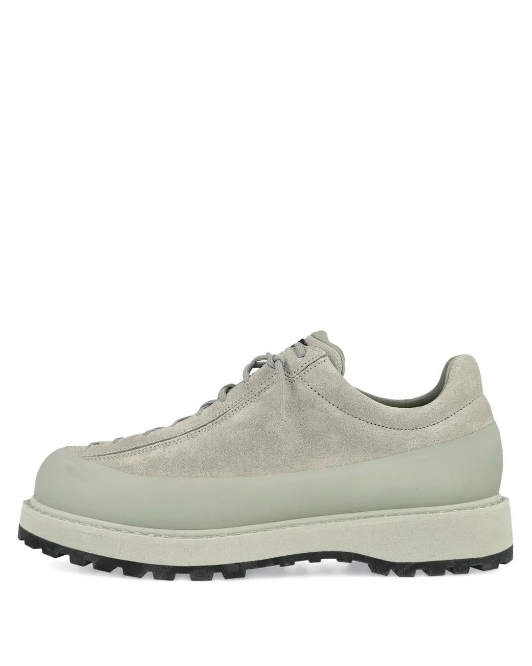 Stone Island Gray Suede Lace-Up Boots for men