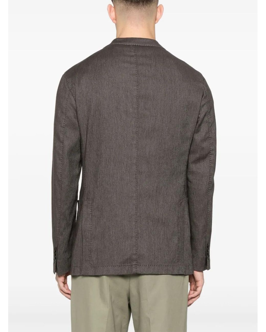 Boglioli Gray K-Jacket Blazer for men