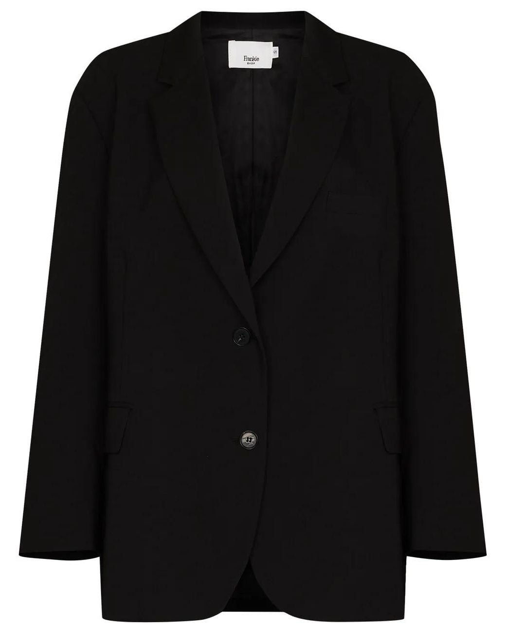 Frankie Shop Black Bea Oversized Blazer - Women's - Polyester/spandex/elastane