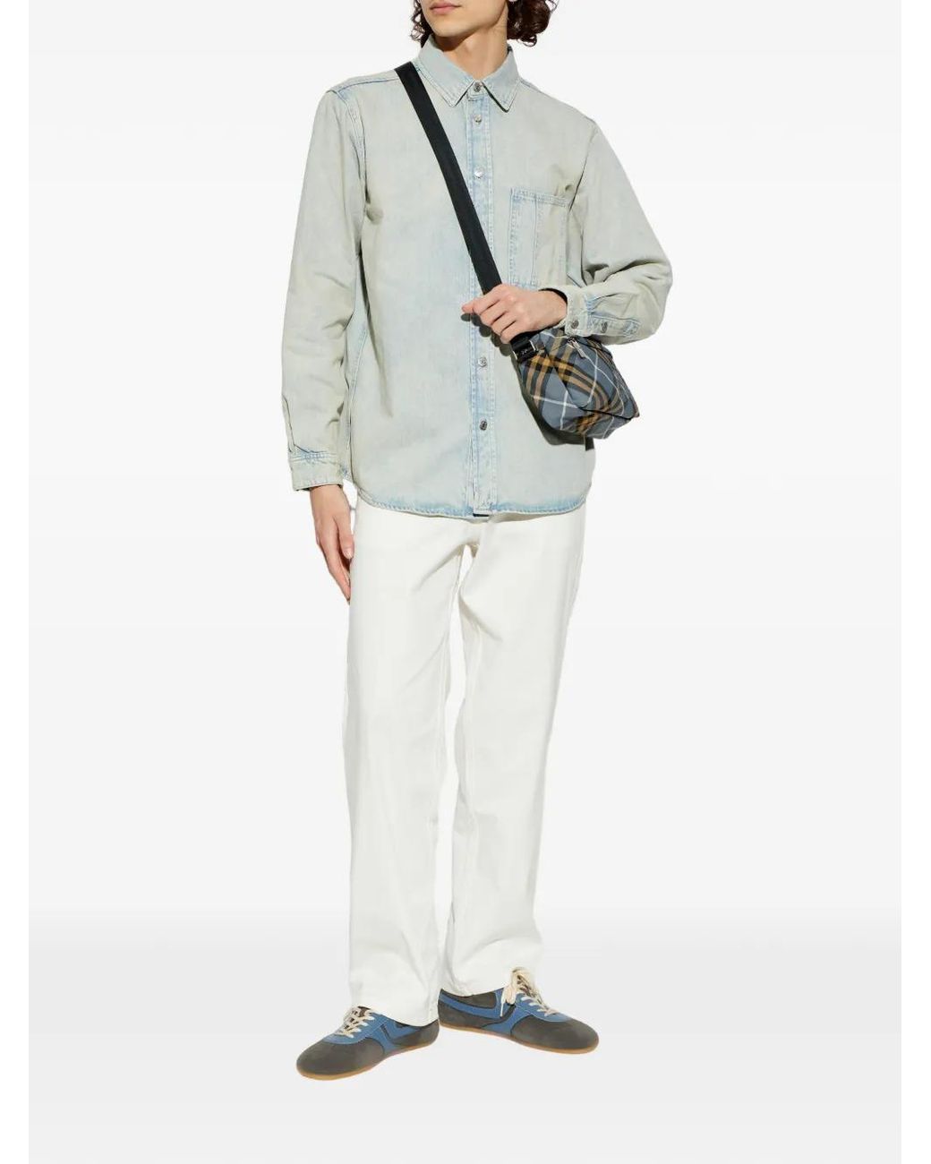 Samsøe & Samsøe Blue Sadamon Pocket Buttoned Shirt for men
