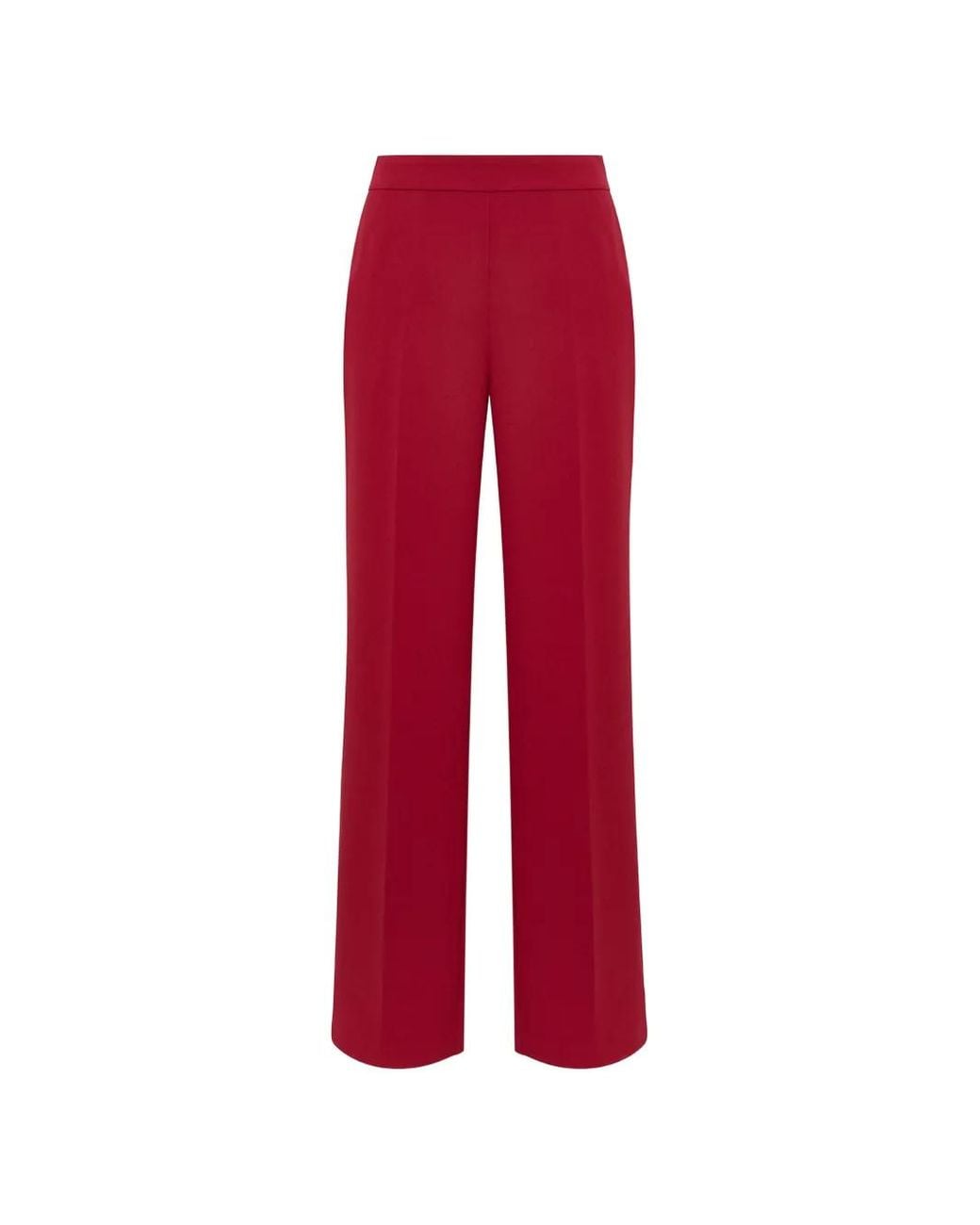 Maliparmi Red Straight-Leg Trousers