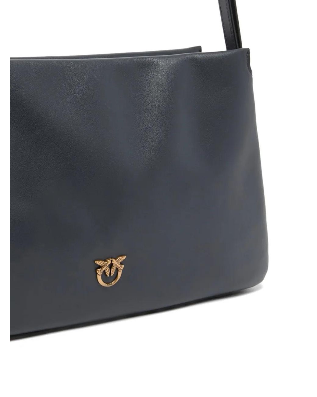 Pinko Black One, Two, Three Shoulder Bag With Three Compartments