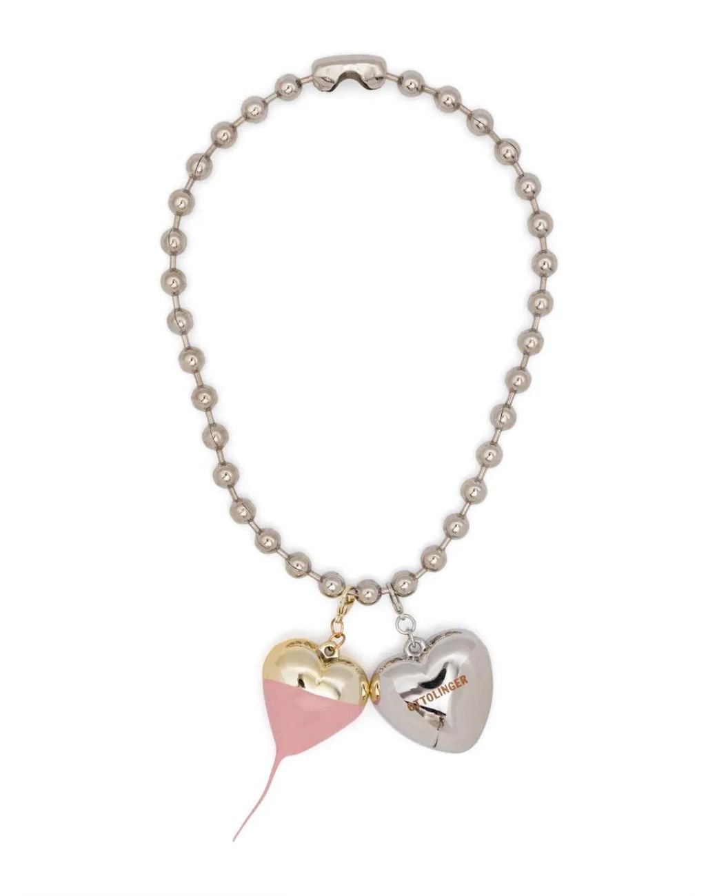 OTTOLINGER Metallic Otto Heart Necklace