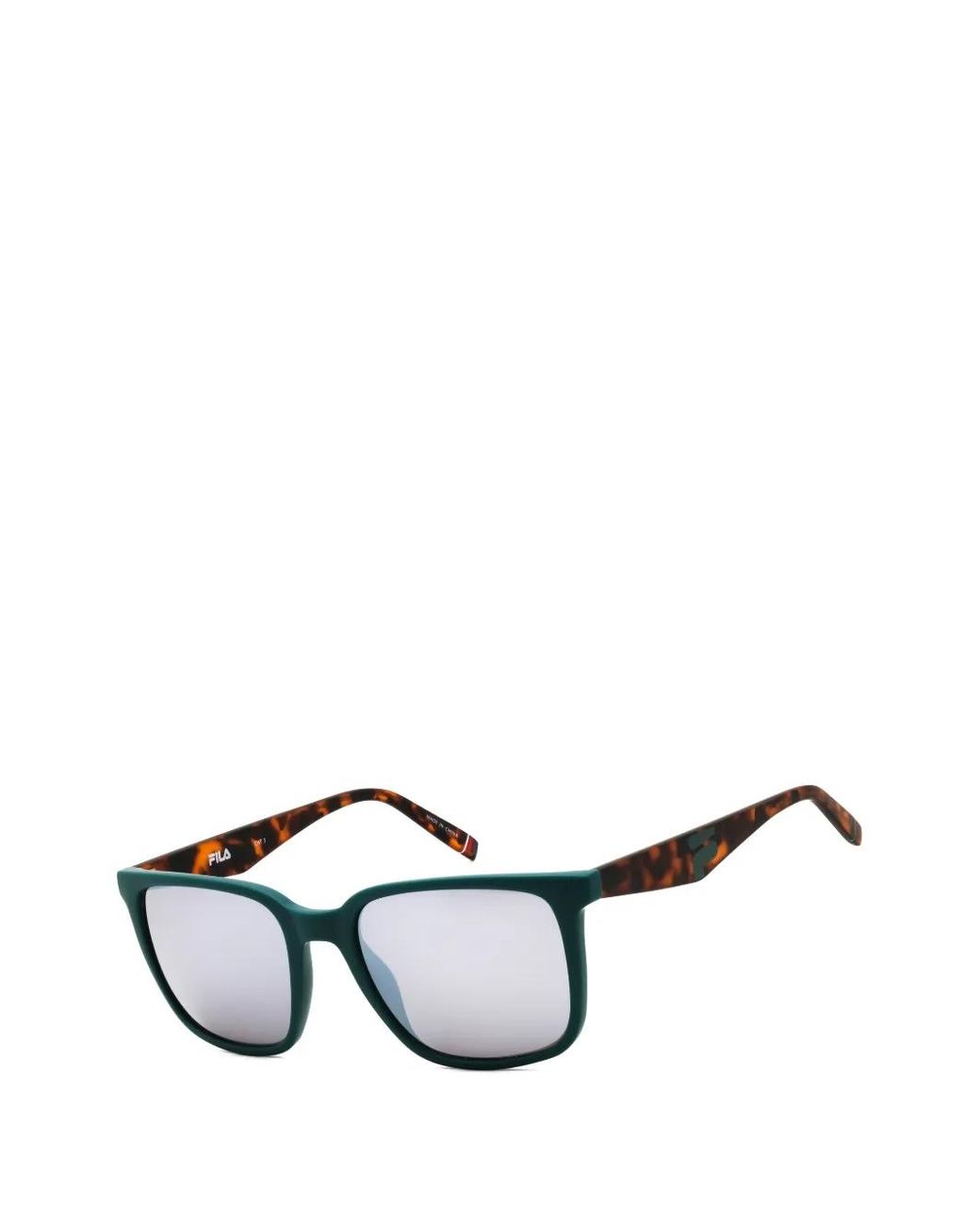 Fila Black Sfi188 Square-Frame Sunglasses