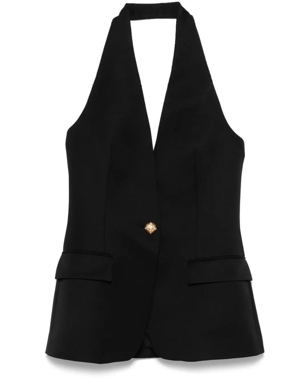 GIUSEPPE DI MORABITO Black Virgin Wool Gilet