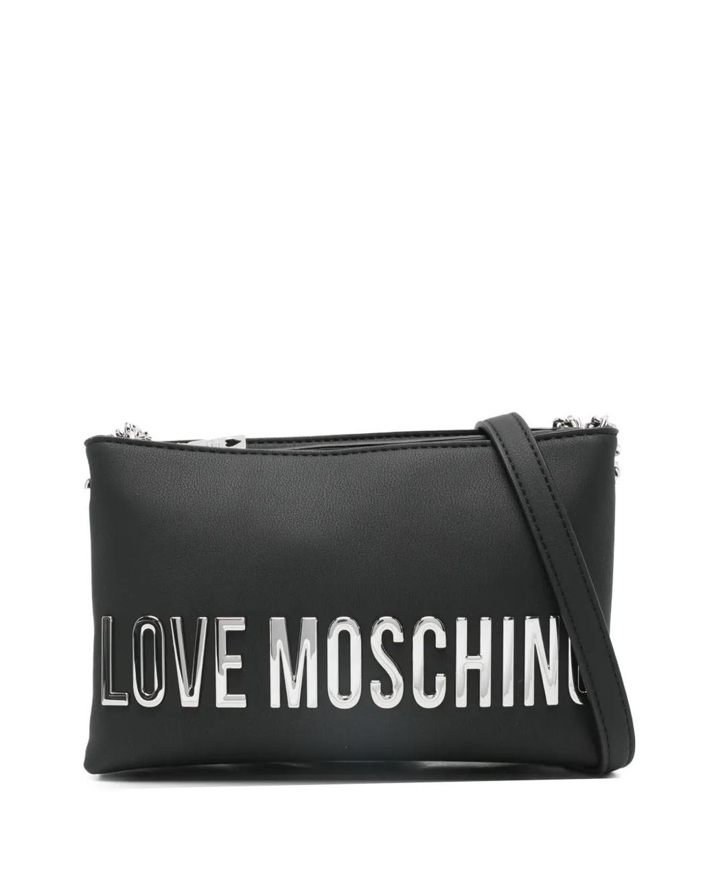 Love Moschino Black Logo Crossbody Bag