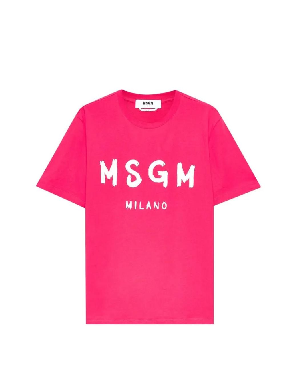 MSGM T-Shirt Met Print in het Pink voor heren