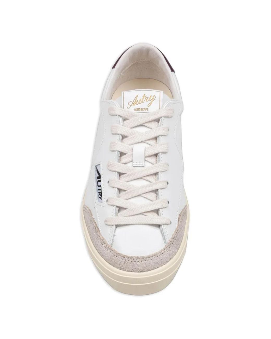 Autry White Windscape Leather Sneakers for men