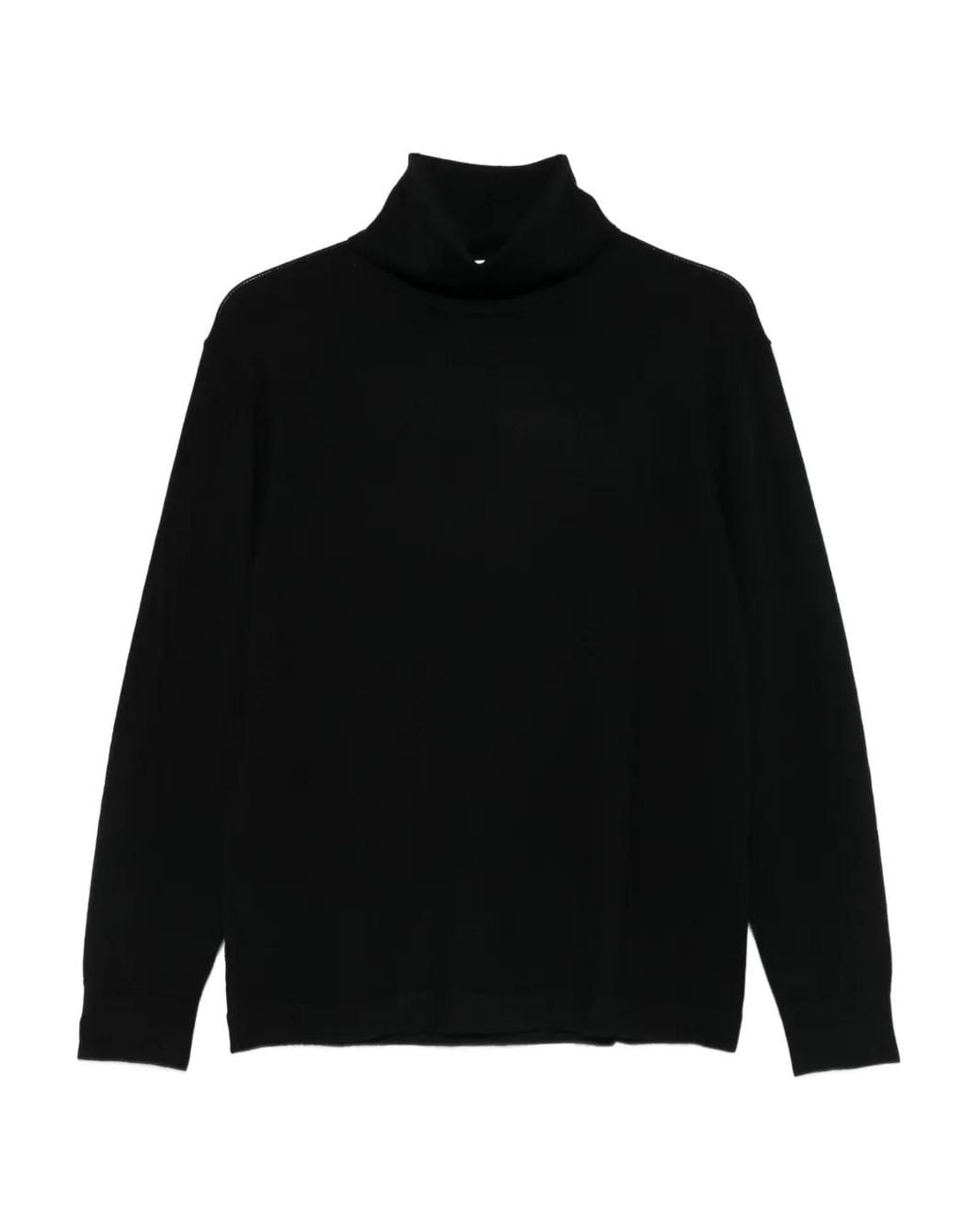 P.A.R.O.S.H. Black Turtleneck Long-Sleeve Sweater