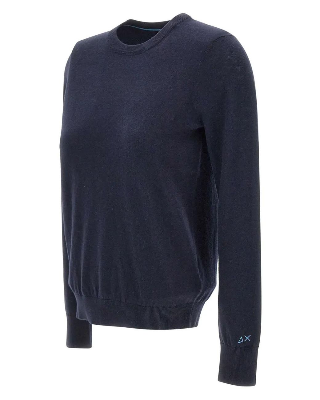 Sun 68 Blue Crew-Neck Sweater