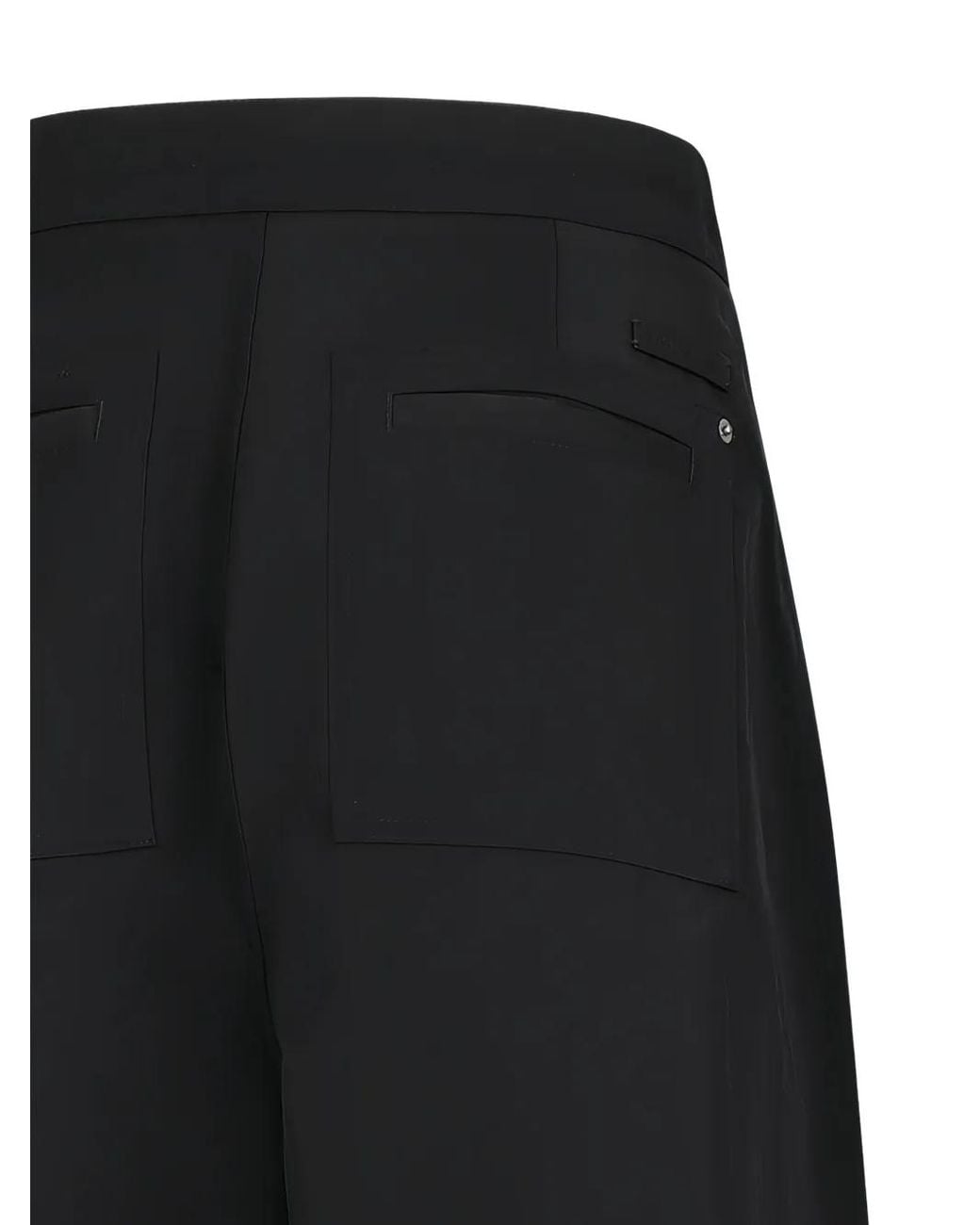 AMI Black Wide Trousers for men