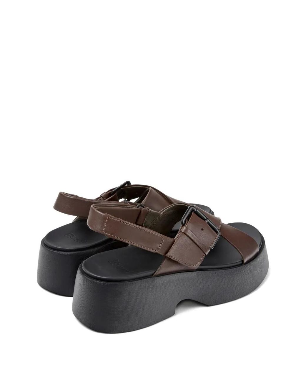 Camper Multicolor Sandales En Cuir Tasha À Boucles