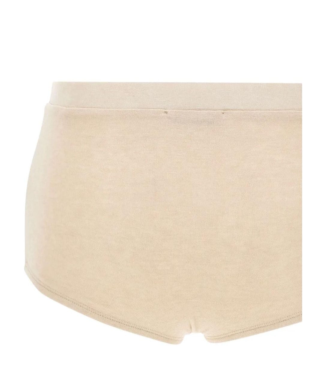 Entire studios Natural Booty Micro-Ribbed Shorts