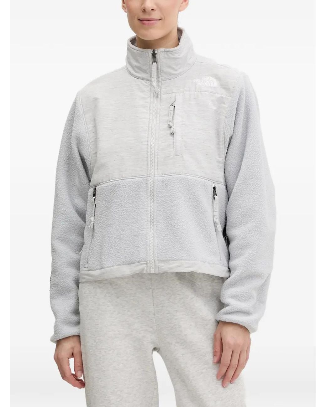 The North Face Gray Zip-Fastening Fleece Jacket