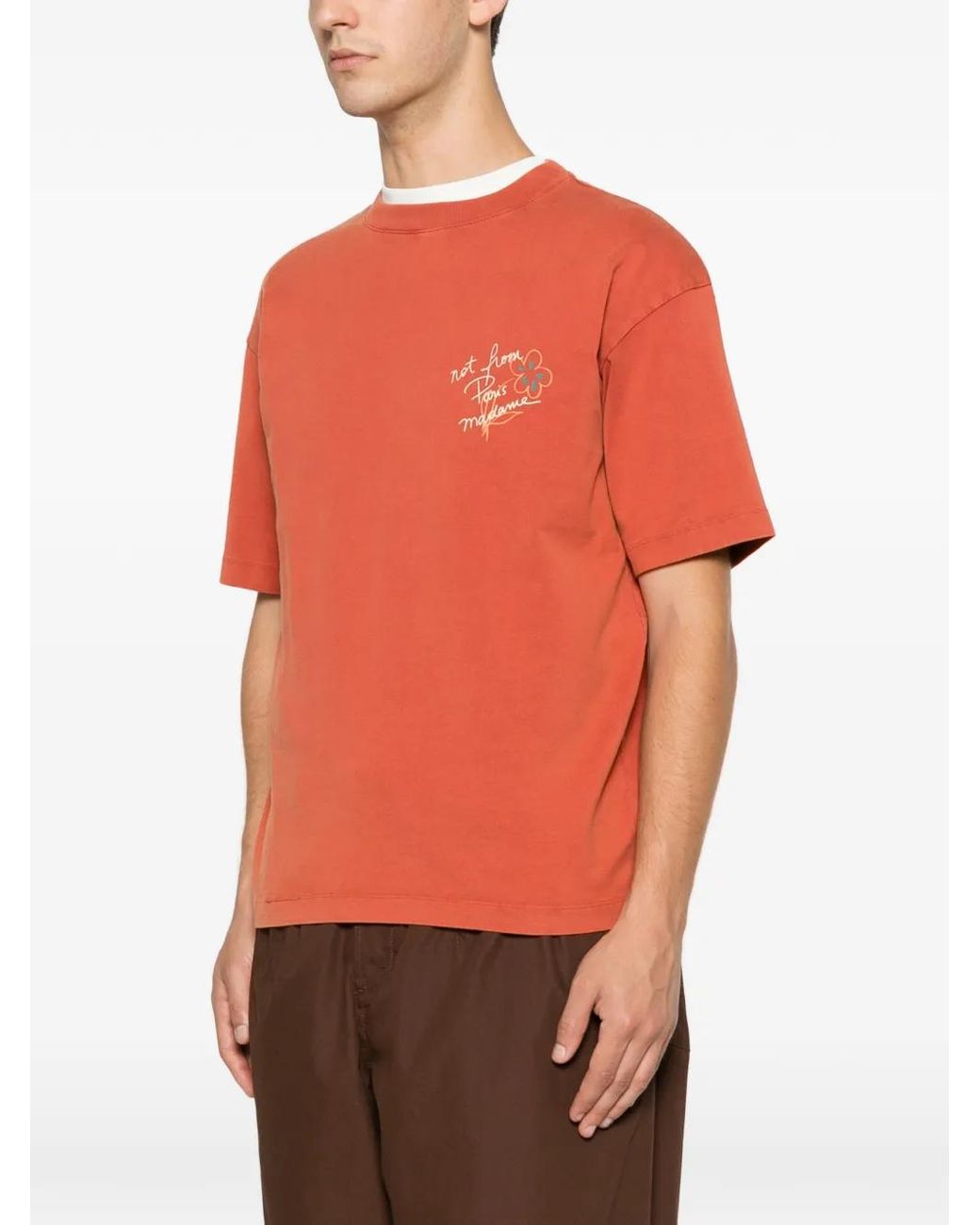 Drole de Monsieur Orange Not From Paris Madame T-Shirt for men