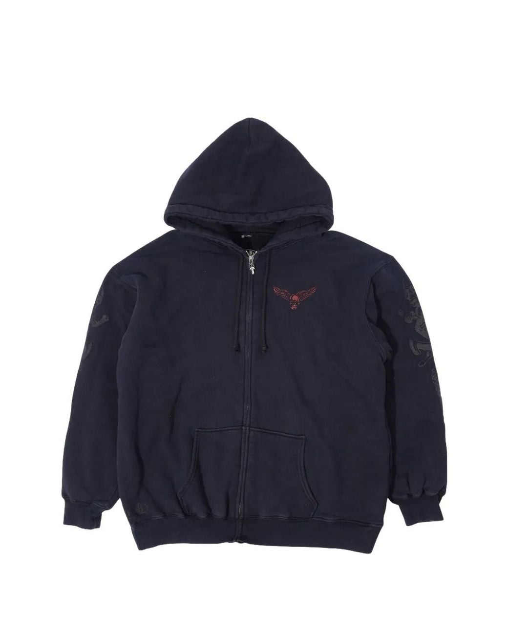 Chrome Hearts Blue Foti Mahalia Zip-Up Hoodie for men