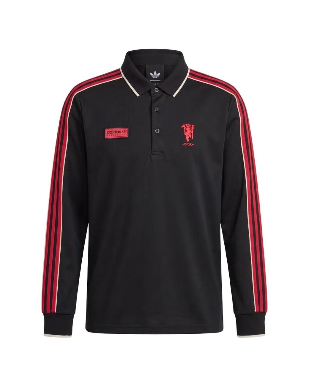 Adidas Black X Manchester United Spzl F.C. Polo Shirt for men