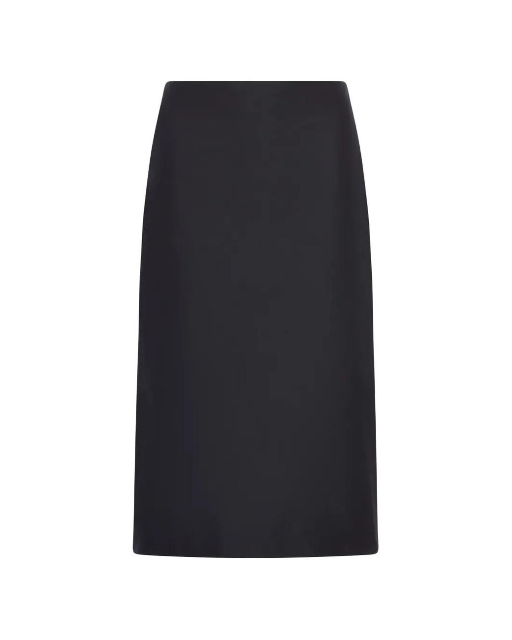 Jil Sander Black Technical Faille Skirt