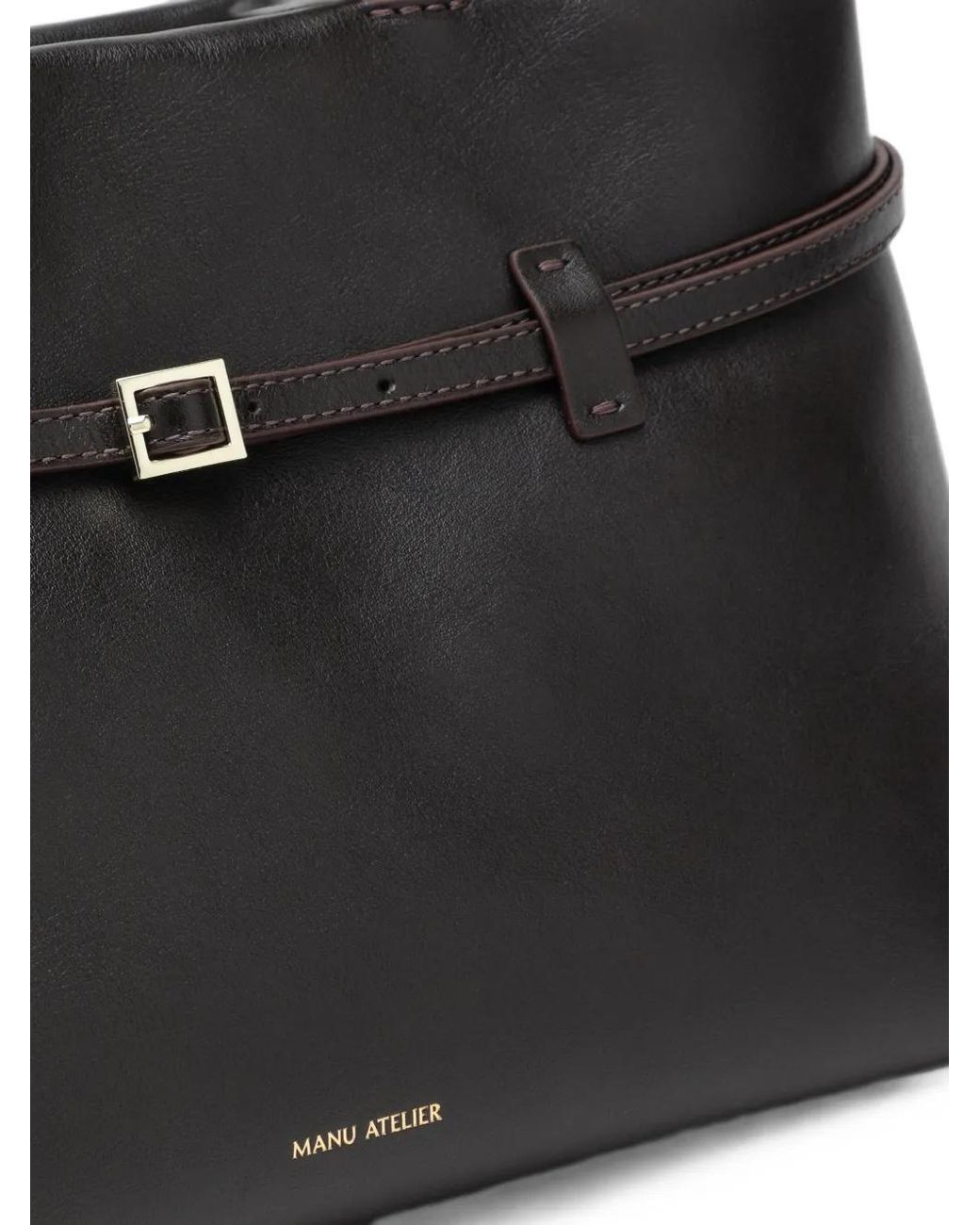 MANU Atelier Black Le Cambon 35 Tote Bag