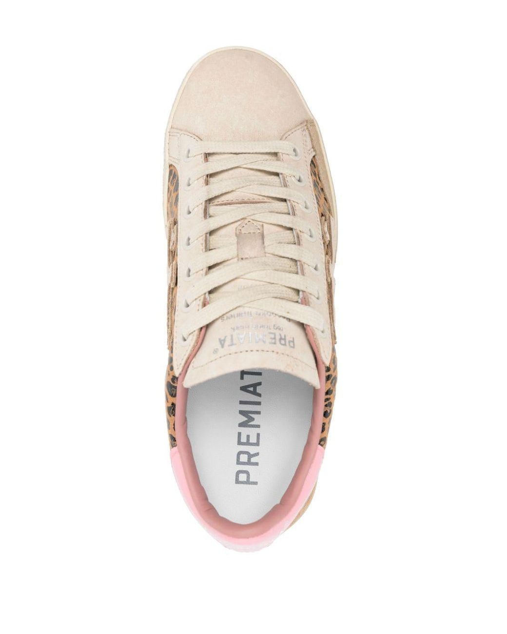 スニーカー PREMIATA Women Sneakers STEVEND VAR 7272 LEOPARD Brown Premiata Steven Leopard-print Sneakers in Natural | Lyst