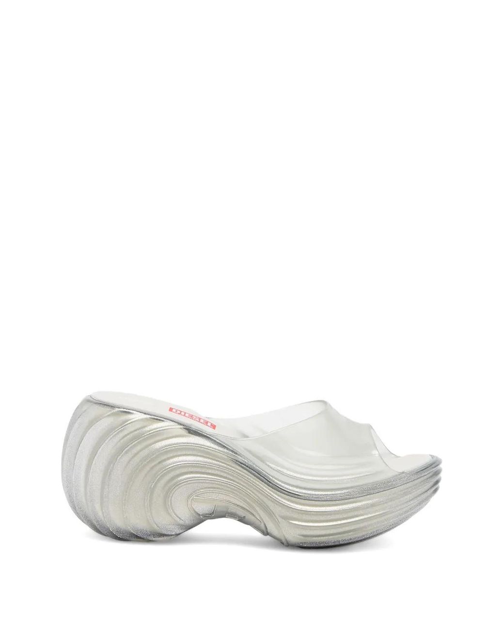 DIESEL White X Melissa Platform Mules