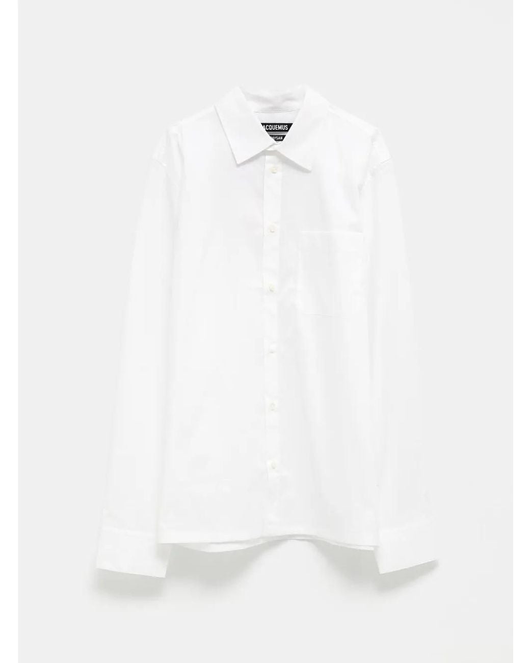 Jacquemus The Suit Katoenen Overhemd in het White voor heren