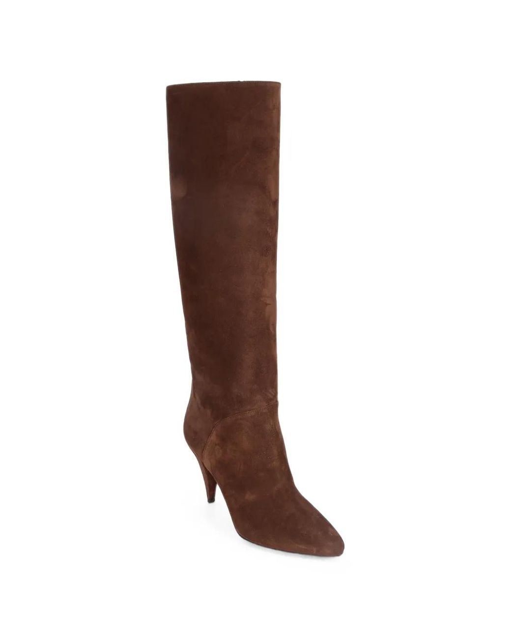 Casadei Brown Pointed-Toe Suede Boots