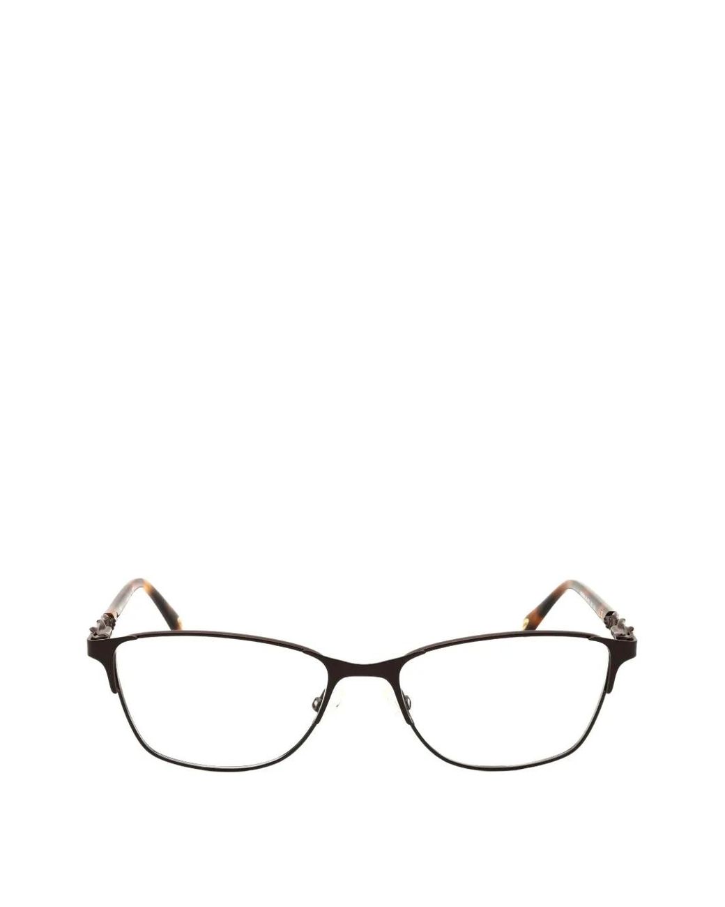 Emozioni Brown Rectangle-Frame Glasses