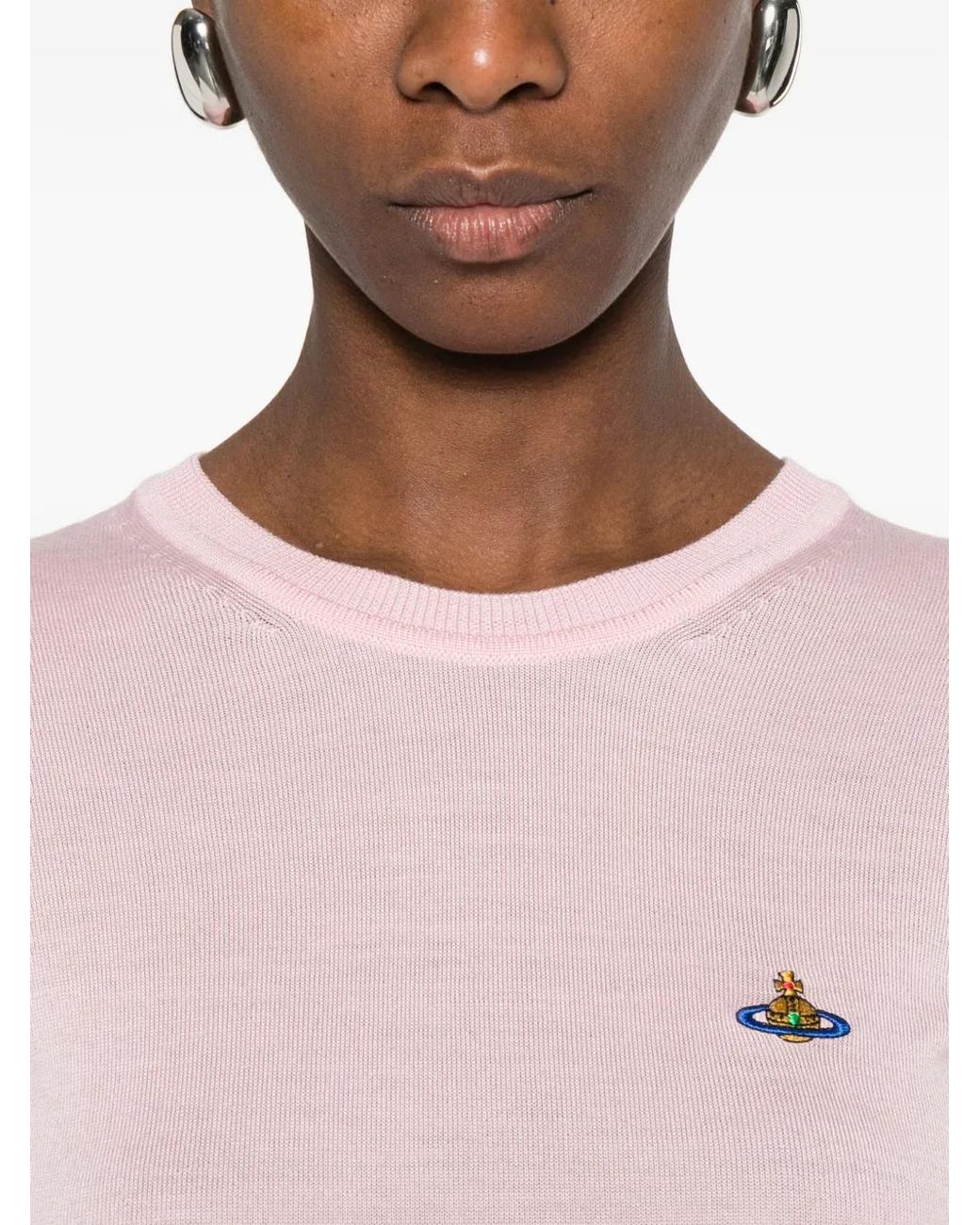 Vivienne Westwood Pink Bea Short-Sleeve Sweater