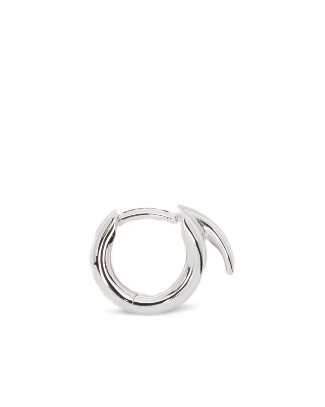 Shaun Leane Metallic Quill Mini Hoop Earring