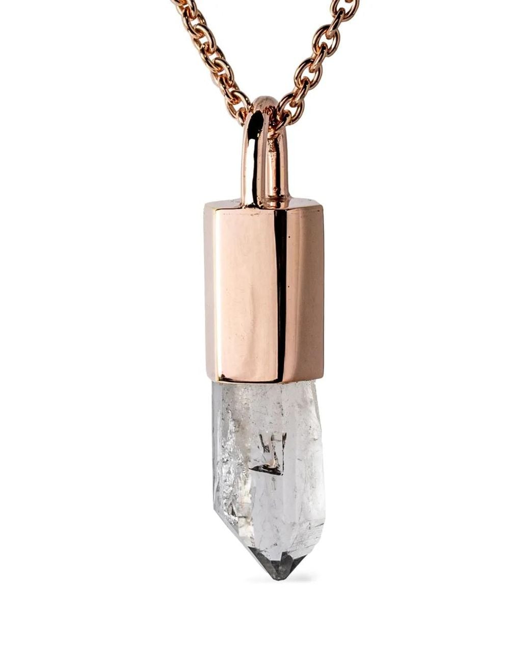 Parts Of 4 White Talisman Pendant Necklace