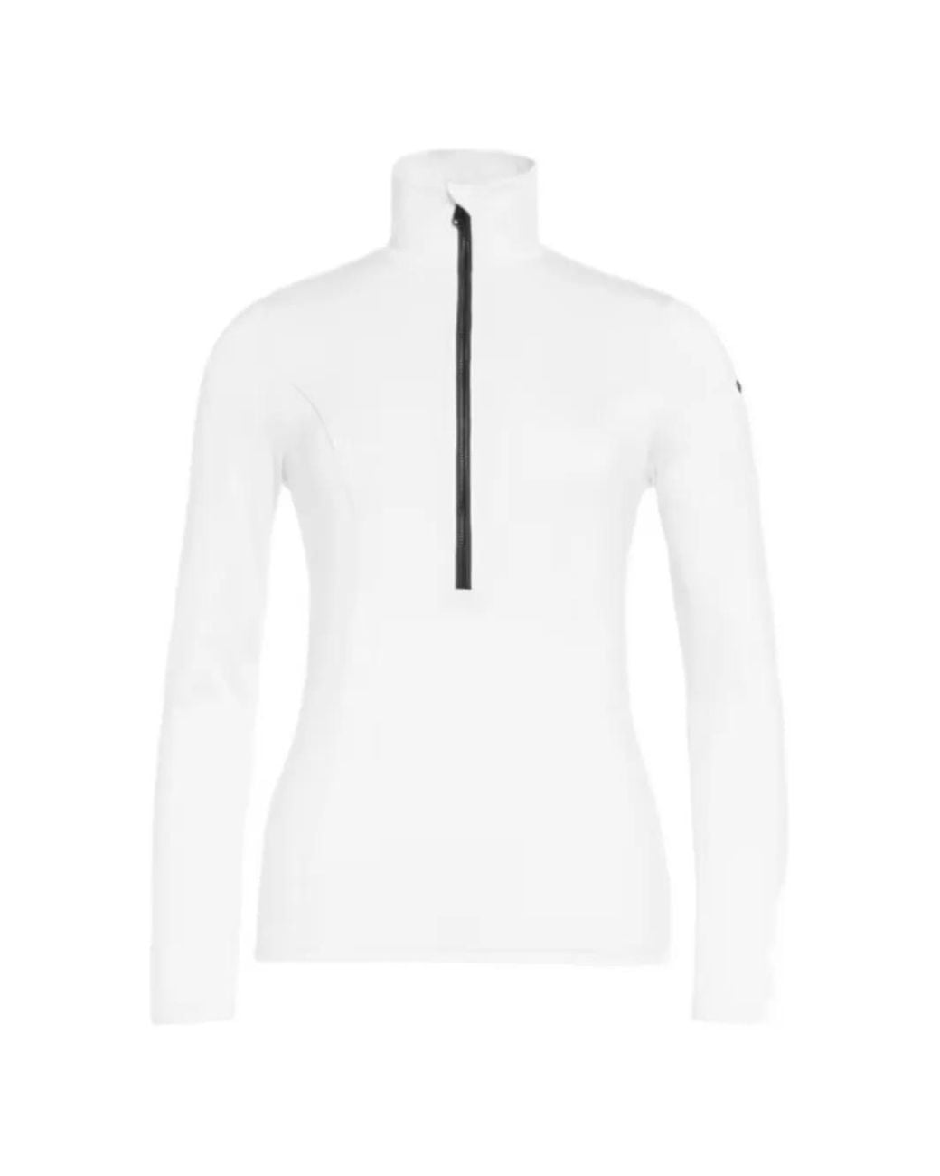 Goldbergh White Serena Quarter-Zip Long-Sleeve Sweatshirt