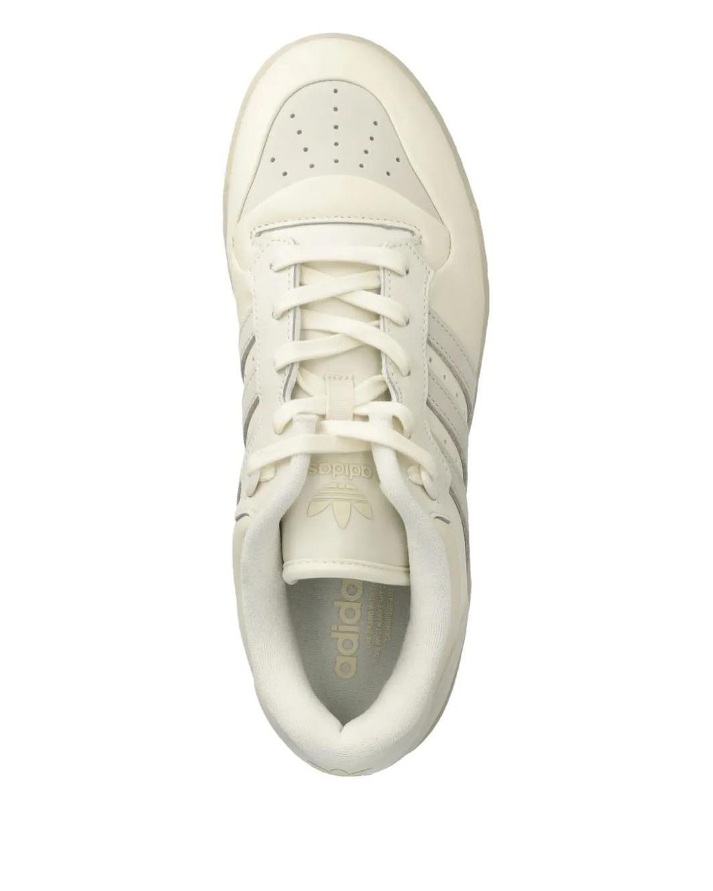 Adidas White Rivalry Low Sneakers for men