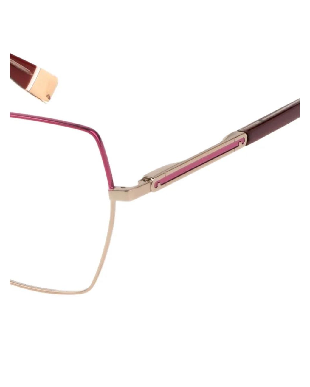 Furla Natural Geometric-Frame Glasses