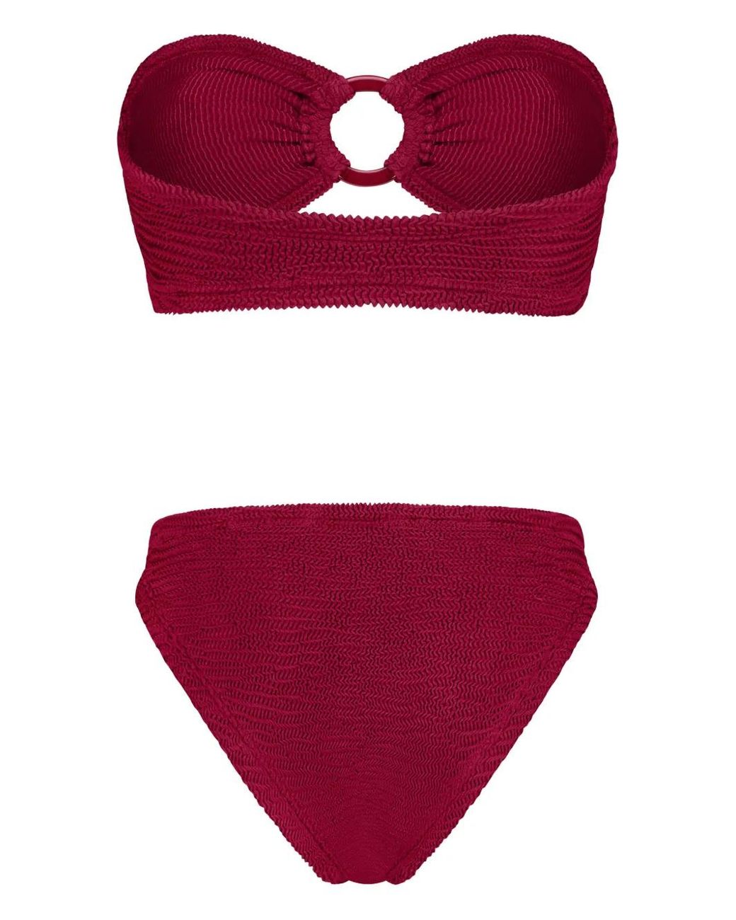 Paramidonna Red Chloe Ring Two Piece Swimsuit