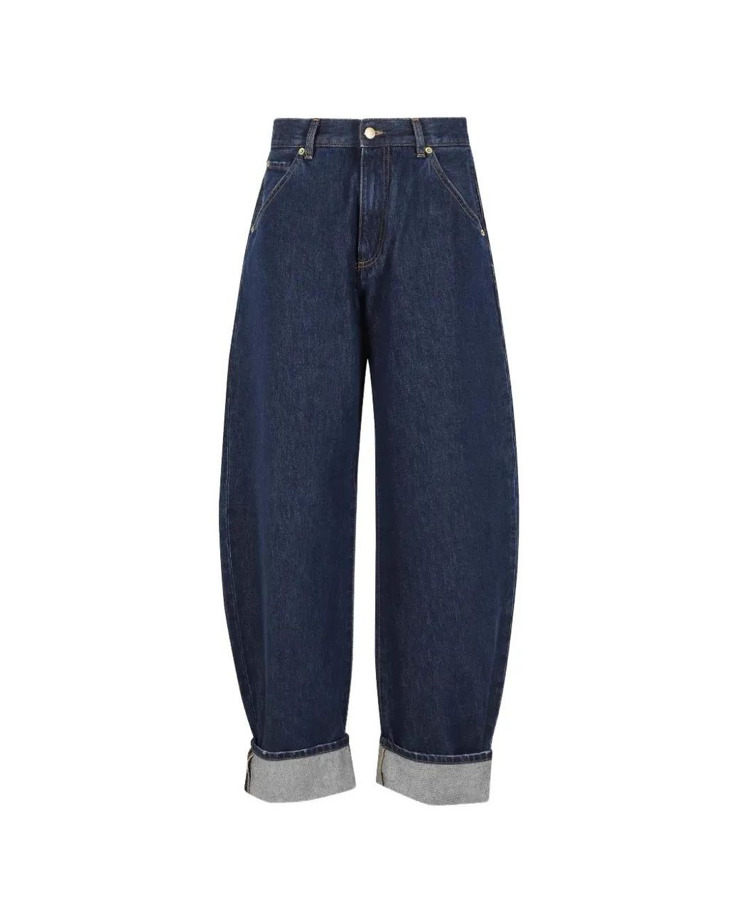 DARKPARK Blue Barrel-Leg Jeans for men