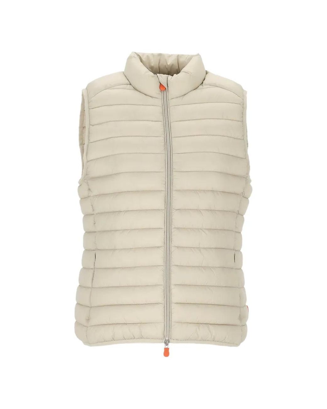 Save The Duck White Charlotte Quilted Padded Gilet