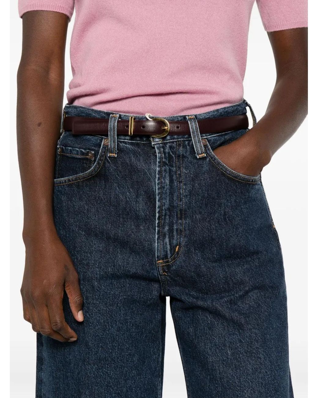 Agolde Blue Five-Pocket Jeans