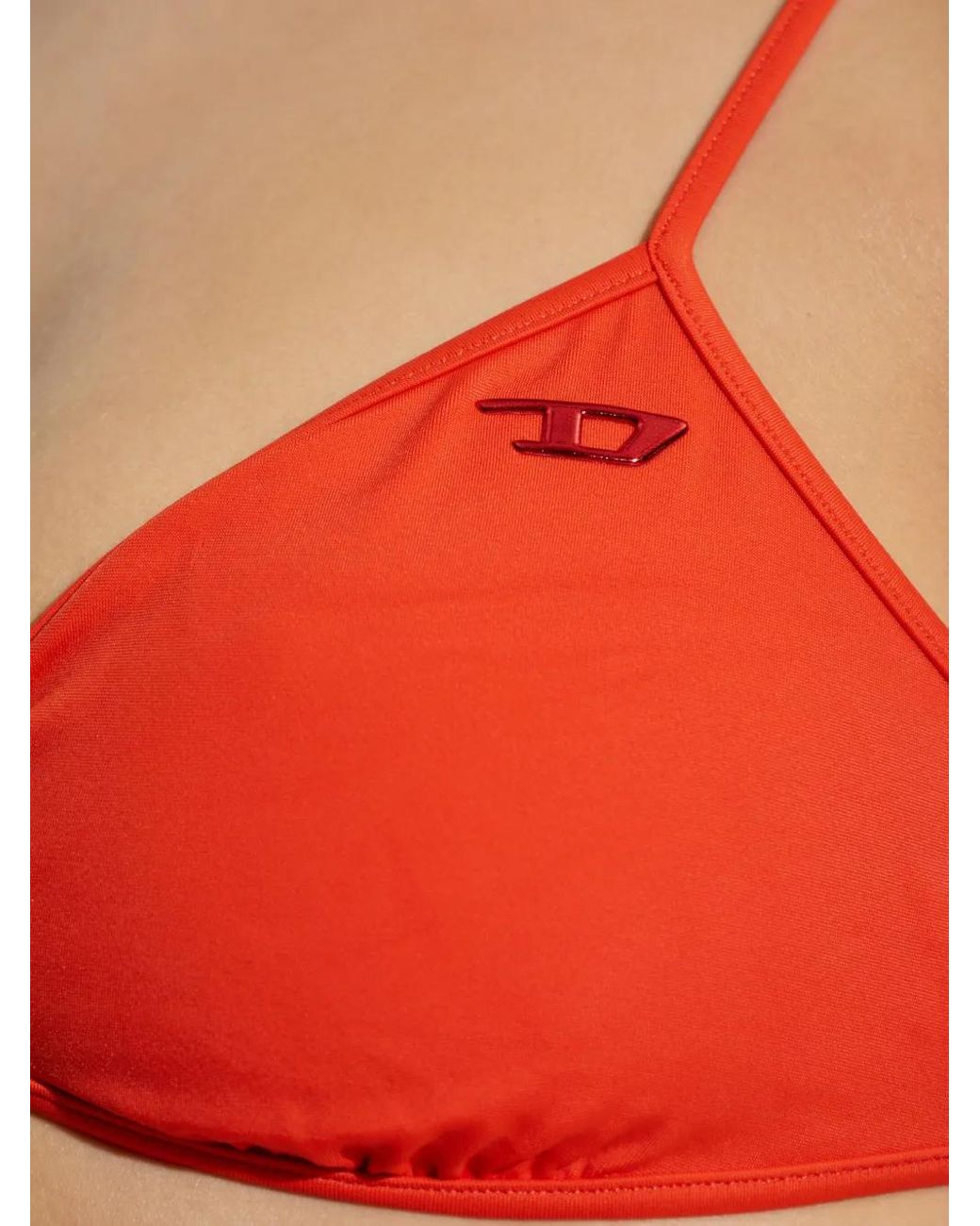 DIESEL Red Haut De Bikini Cloudy