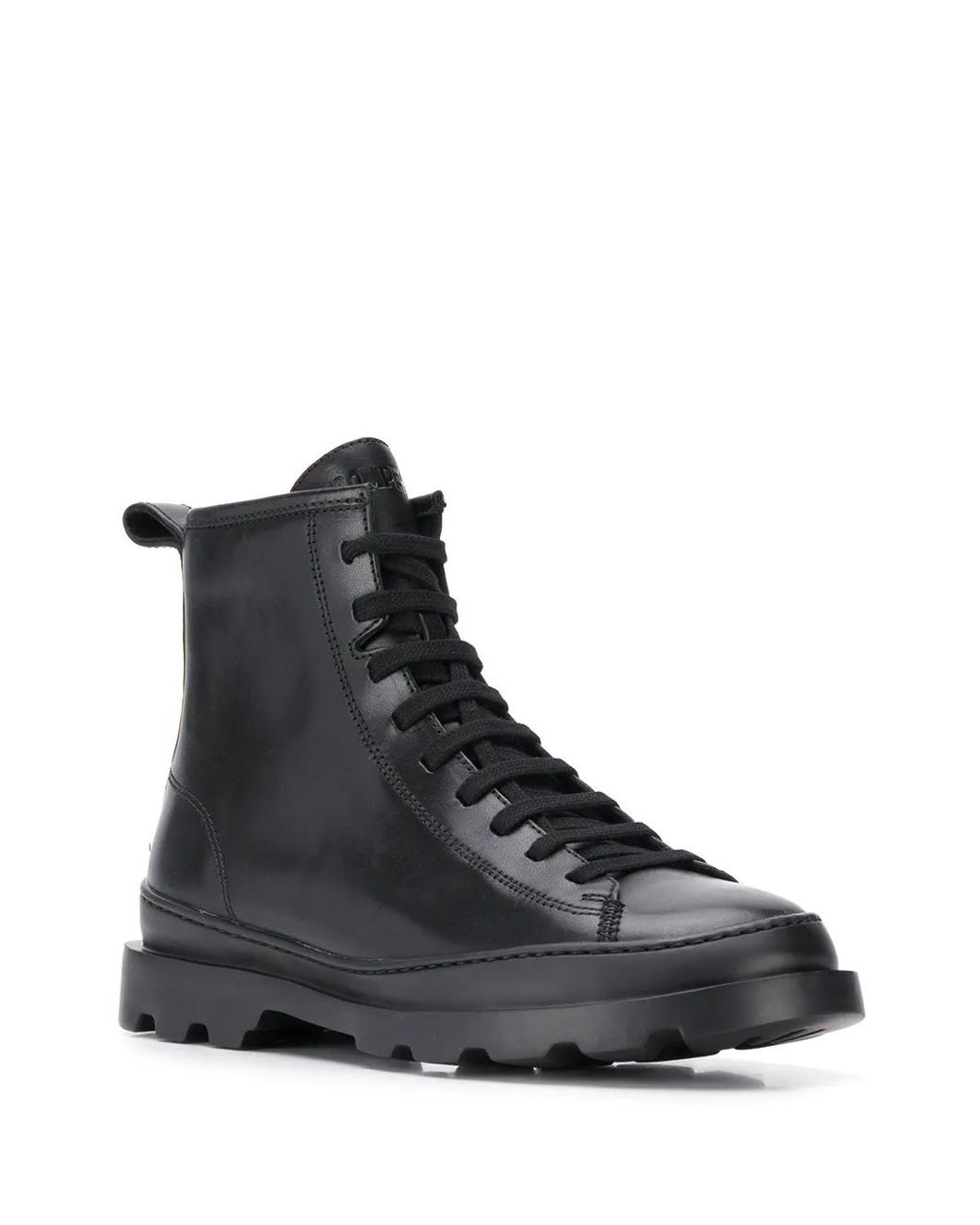Camper Black Brutus Leather Boots