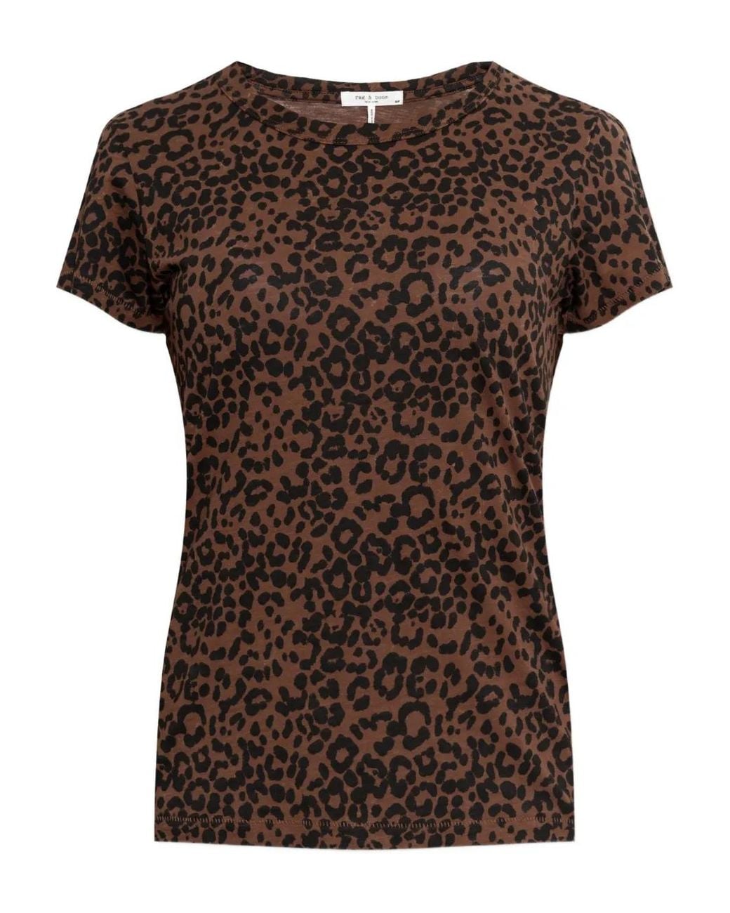 Rag & Bone Brown Animal-Print T-Shirt