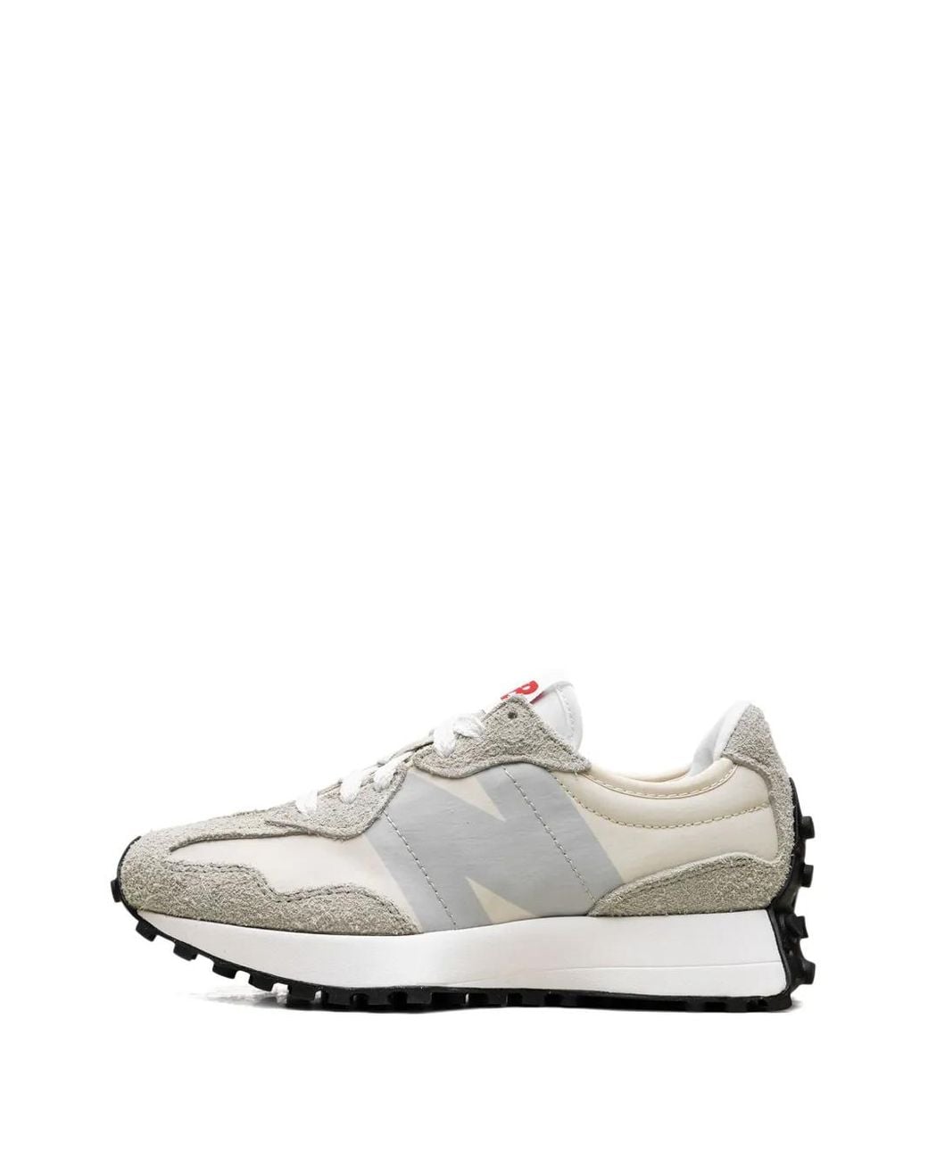 New Balance White 327 "Olivine/Pale Moss" Sneakers