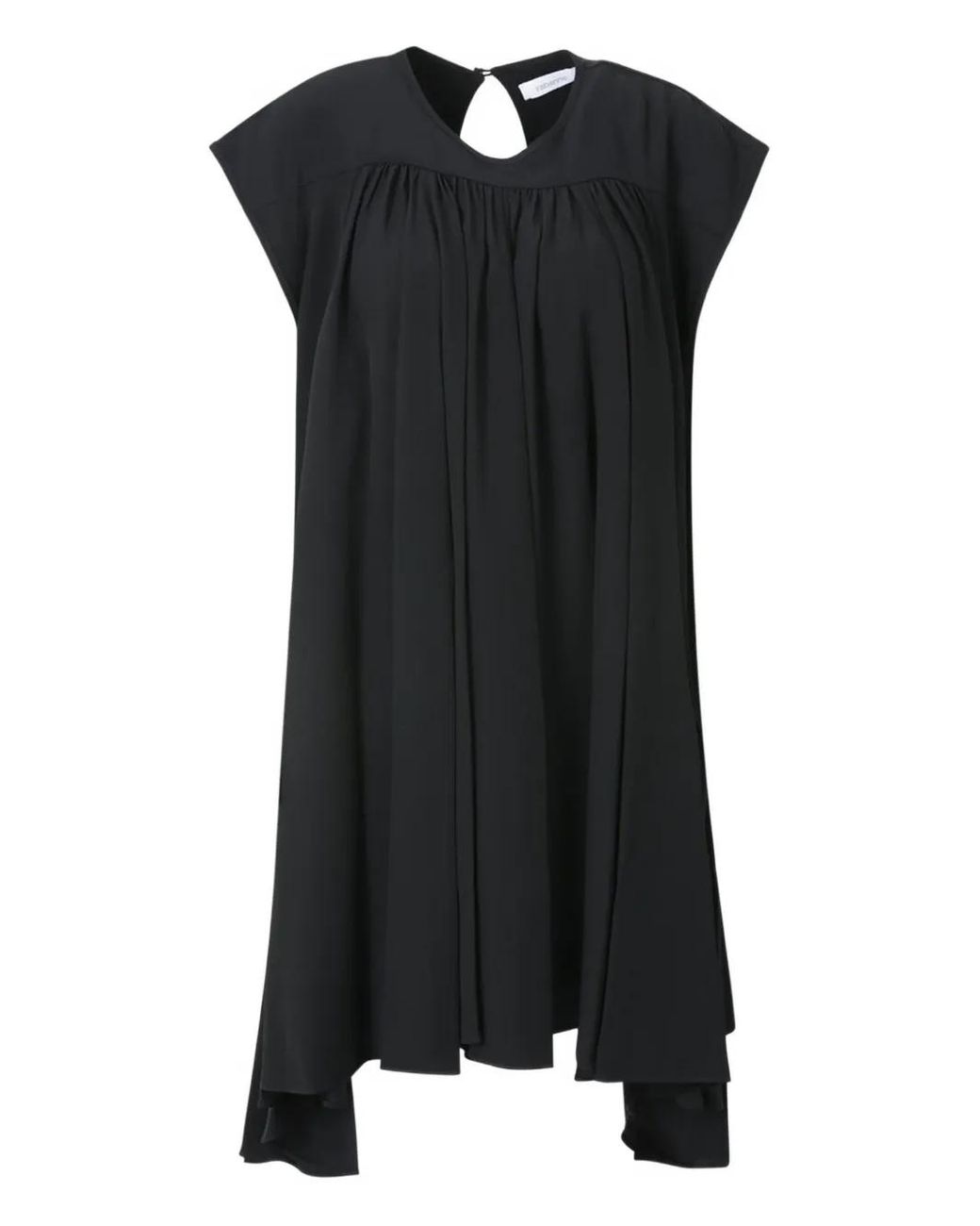 Rabanne Black Ruched Mini Dress