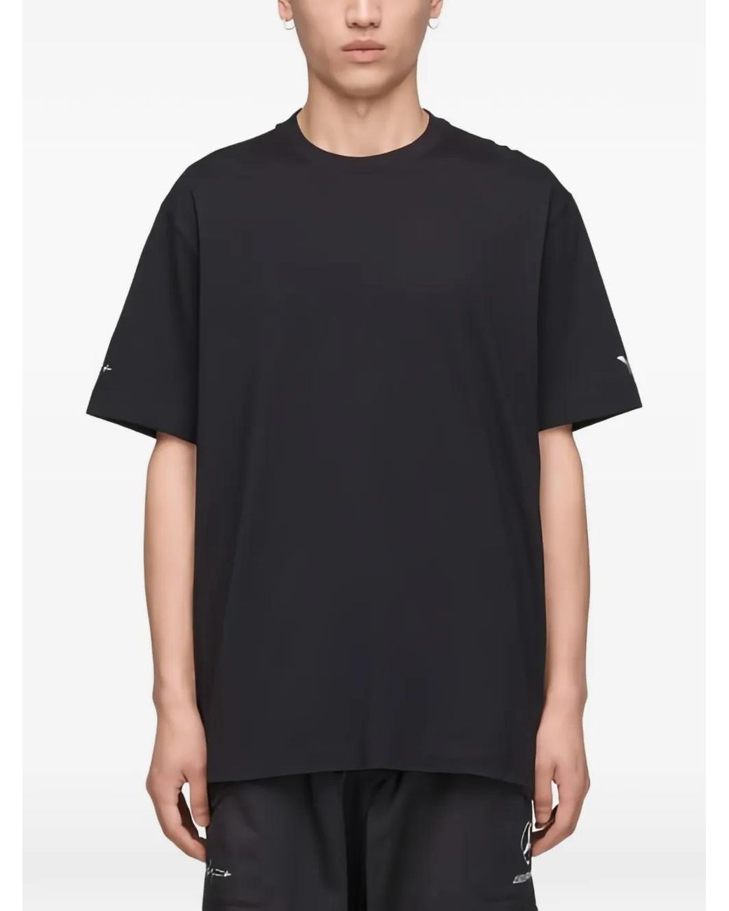 Y-3 Blue X Mercedes-Amg Petronas Formula 1 Team Star Logo T-Shirt for men