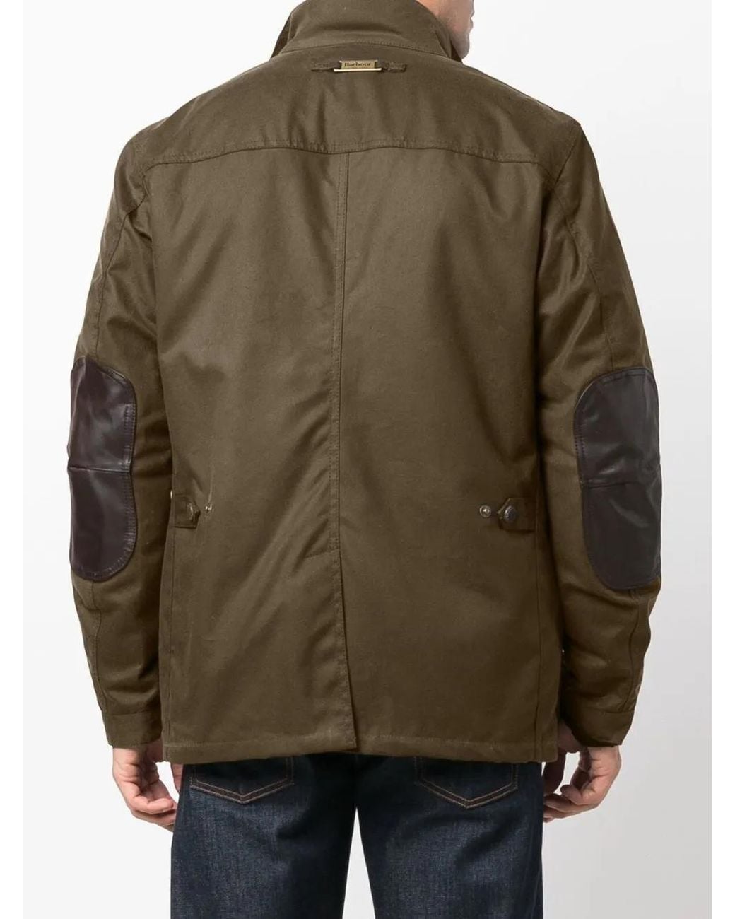 Barbour Black Ogston Wax Jacket for men