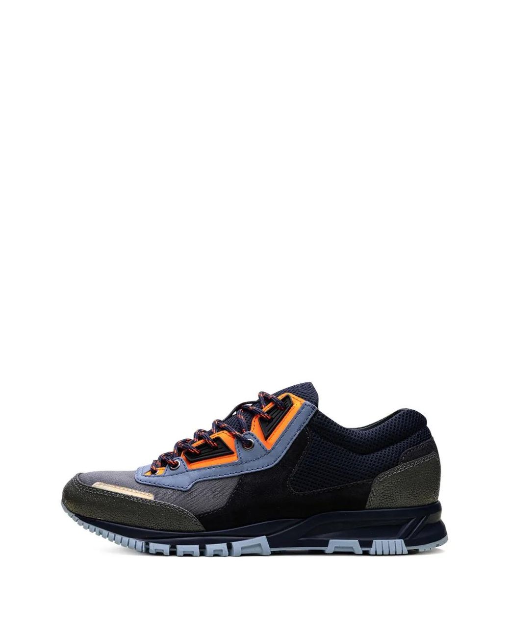 Lanvin Blue Cross Trainer Sneakers for men