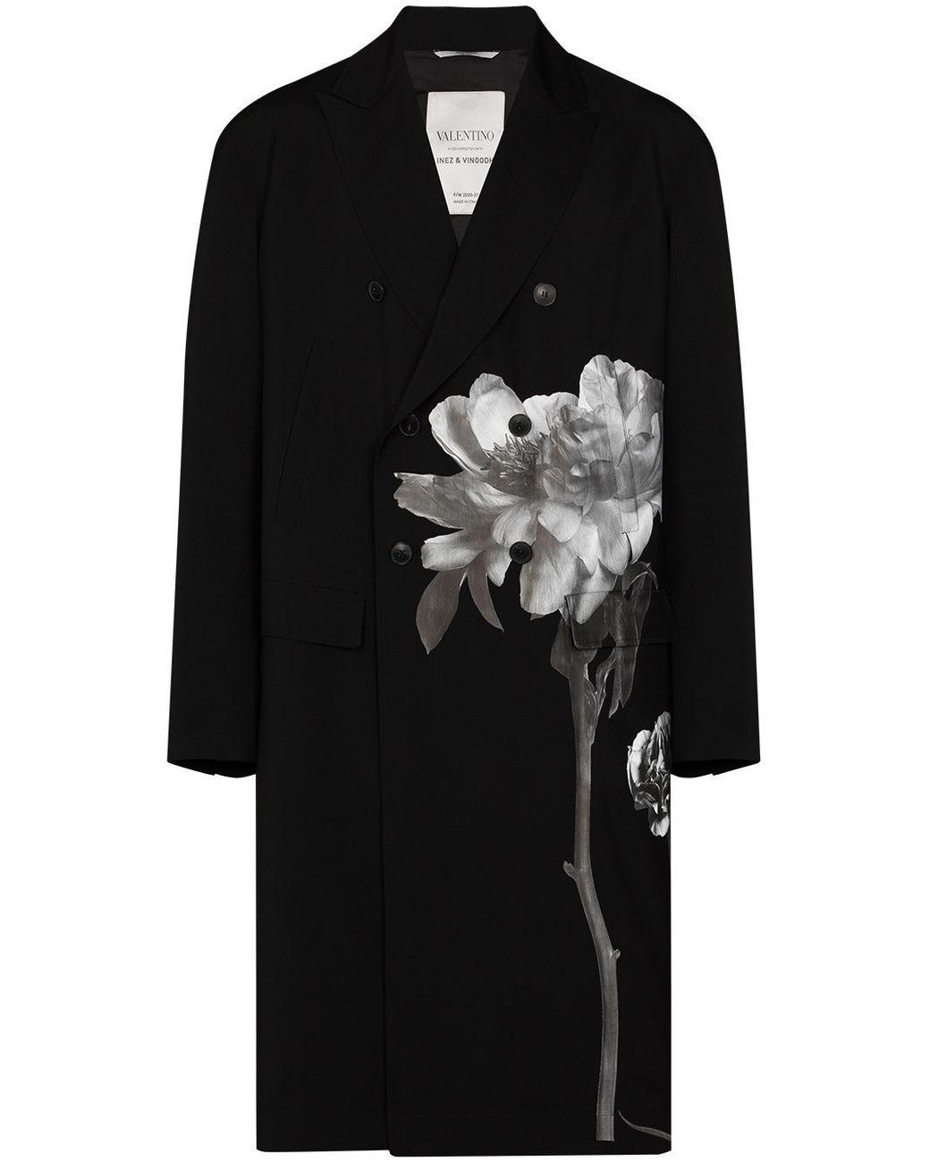Valentino top black coat